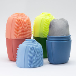 3x Silikónový Ľadový Valček na Tvár - Zelený