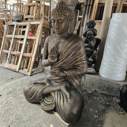 Veľký Budha v Starožitnej Zlatej Meditačnej Stupe, 1,5 m