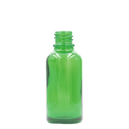 156x 15ml Zelená Sklenená Fľaška - Bez Uzáveru