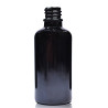 70x 100ml Čierna Sklenená Fľaška - Bez Uzáveru