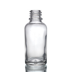 110x 30ml Číra Sklenená Fľaška - Bez Uzáveru