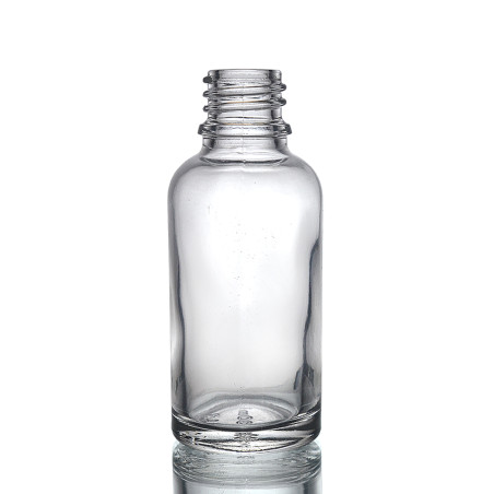 110x 30ml Číra Sklenená Fľaška - Bez Uzáveru
