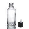 110x 30ml Číra Sklenená Fľaška s Uzáverom s Detskou Poistkou