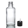 88x 50ml Číra Sklenená Fľaška s Uzáverom s Detskou Poistkou