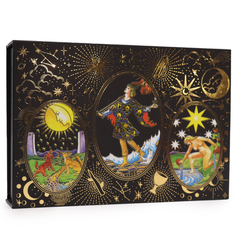 Tarot so Zlatou Fóliou - Nechajte Kúzlo Začať - Darčeková Sada