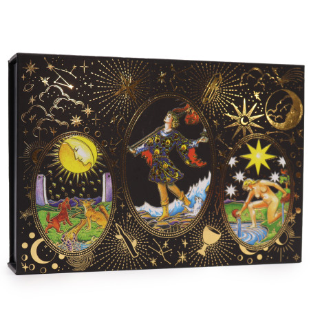 Tarot so Zlatou Fóliou - Nechajte Kúzlo Začať - Darčeková Sada