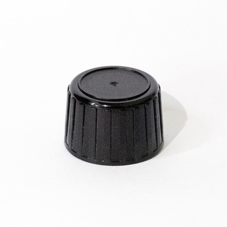 50x Uzáver na Sklenenú Liekovku Čierny CR/TP 28mm
