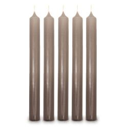 100x Stolová Sviečka - Šedá