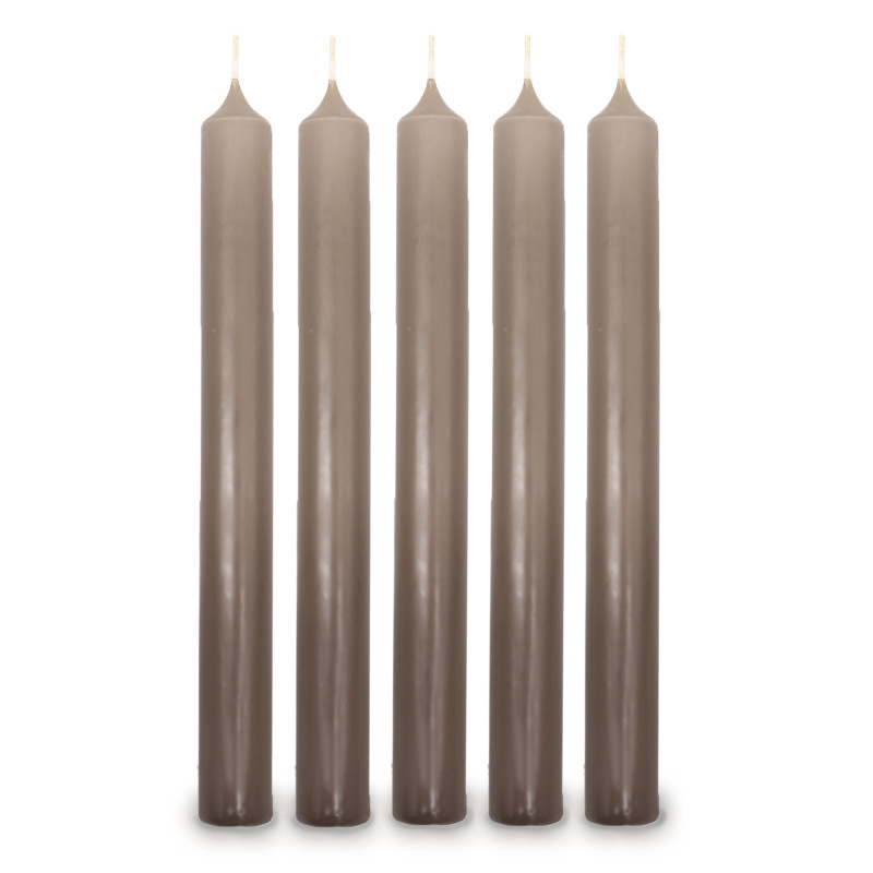 100x Stolová Sviečka - Šedá