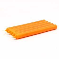 100x Stolová Sviečka - Oranžová