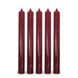 100x Stolová Sviečka - Bordová