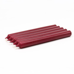 100x Stolová Sviečka - Bordová