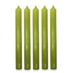 100x Stolová Sviečka - Olivová