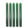100x Stolová Sviečka - Tmavo Zelená
