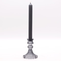 Vintage Stolový Svietnik - Polnočná Šeedá