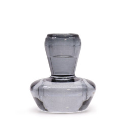 Hríbový Otočný Svietnik na Čajovú a Stolovú Sviečku - Polnočná Šedá