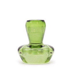 Hríbový Otočný Svietnik na Čajovú a Stolovú Sviečku - Zelený Nefrit