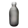 36x 300 ml Liekovka Zo Sivého Matného Skla - Bez Uzáveru