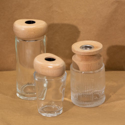 6x 200 ml Veľká Fľaša na Trstinový Difúzor (hrdlo 28 mm) – Priehľadná