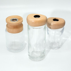 6x 200 ml Veľká Fľaša na Trstinový Difúzor (hrdlo 28 mm) – Priehľadná