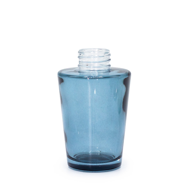 6x 100ml Váza na Trstinový Difúzor (hrdlo 28 mm) - Dymová Modrá