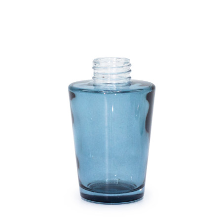 6x 100ml Váza na Trstinový Difúzor (hrdlo 28 mm) - Dymová Modrá