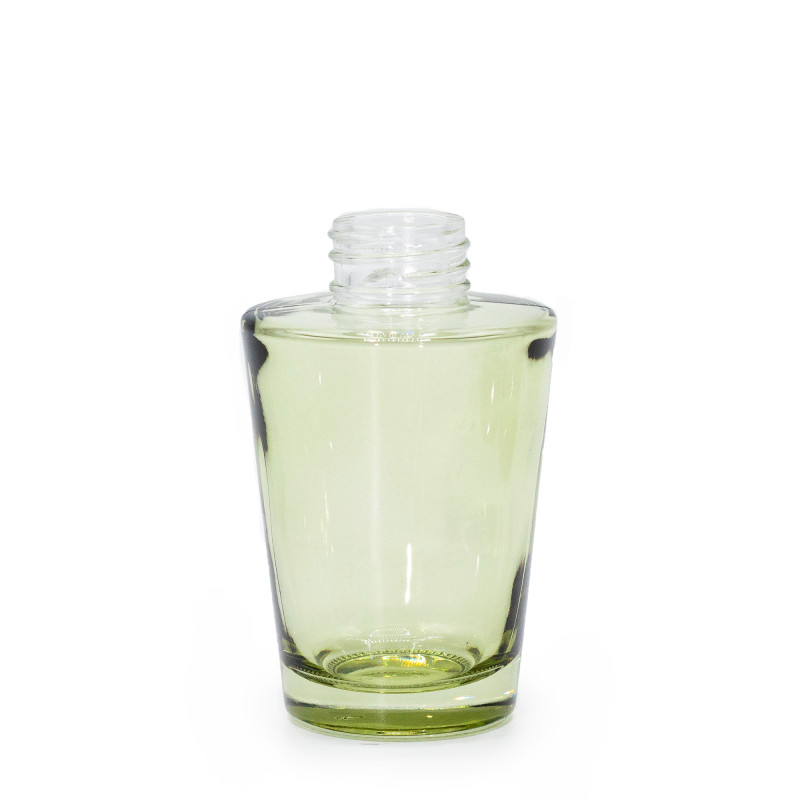 6x 100ml Váza na Trstinový Difúzor (hrdlo 28 mm) - Dymová Zelená