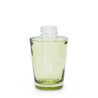 6x 100ml Váza na Trstinový Difúzor (hrdlo 28 mm) - Dymová Zelená
