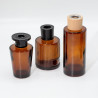 6x 100ml Váza na Trstinový Difúzor (hrdlo 28 mm) - Jantárová
