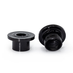 6x Uzáver Difúzora 28 mm - Čierny Plast, Tvar T (vhodné pre 21-33)