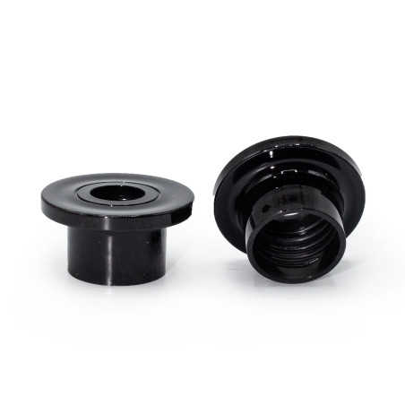 6x Uzáver Difúzora 28 mm - Čierny Plast, Tvar T (vhodné pre 21-33)