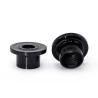 6x Uzáver Difúzora 28 mm - Čierny Plast, Tvar T (vhodné pre 21-33)