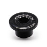 6x Uzáver Difúzora 28 mm - Čierny Plast, Tvar T (vhodné pre 21-33)
