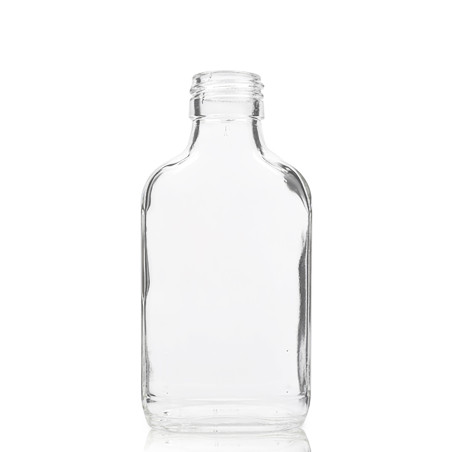 80x 200ml Fľaša z Číreho Skla s Hliníkovým Uzáverom