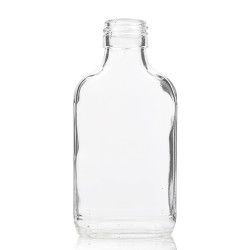 80x 350ml Fľaša z Číreho Skla s Hliníkovým Uzáverom