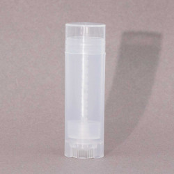 100x Priehľadný Oválny Dávkovač na Rúž ​​– 5 g (6,6 x 1,9 x 1,2 cm)