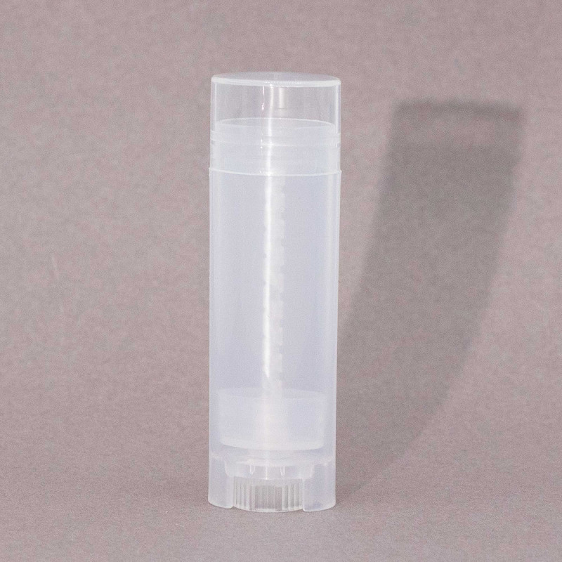 100x Priehľadný Oválny Dávkovač na Rúž ​​– 5 g (6,6 x 1,9 x 1,2 cm)