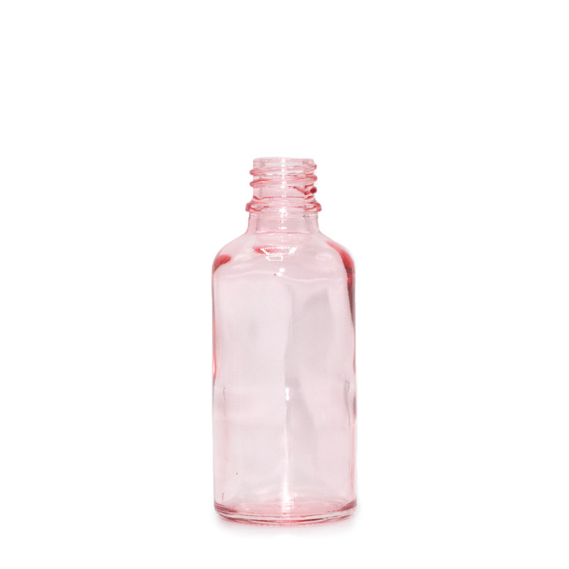 160x 10ml Ružová Sklenená Fľaška - Bez Uzáveru