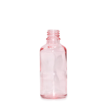 160x 10ml Ružová Sklenená Fľaška - Bez Uzáveru