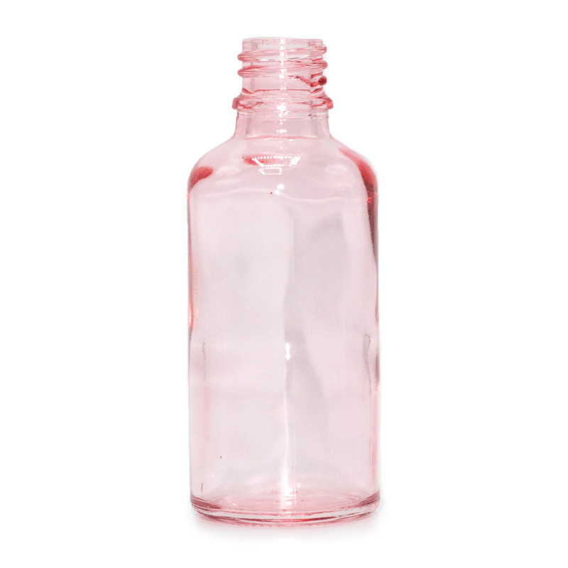 168x 100ml Ružová Sklenená Fľaška - Bez Uzáveru