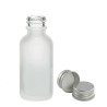 264x 50ml Fľaška z Matného Bieleho Skla s Hliníkovým Uzáverom