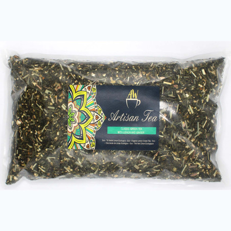 Eko Zelený Čaj s Citrónom a Zázvorom 1kg