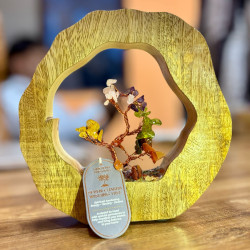 Stromček Šťastia na Mangovom Dreve - Prsteň - Sedem Čakier - 60 Kamien