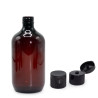 10x 500ml Jantárová Plastová Fľaša Boston s Uzáverom 28mm
