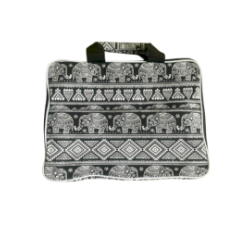 Polstrovaná Taška na Notebook (Motív Slonov) 33x24x3cm