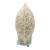 Boho Morská Mušľová Lampa - Veľká Vzorovaná Okrúhla - 30 cm