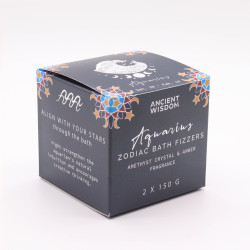 Zverokruhová Šumivá Tableta do Kúpeľa s Horoskopom - Vodnár