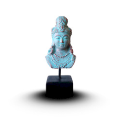 Šťastná Java Princezná na Stojane - Zelená Meď