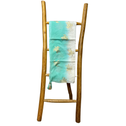 Nomád Sari - Pario - Biela & Tyrkysová - Design Zlaté Korytnačky