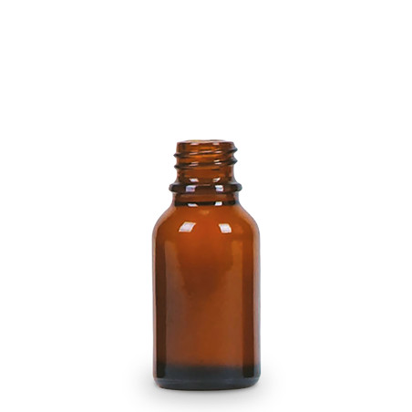 156x 15 ml Fľaška z Jantárového Skla